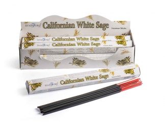 Incense Stick Stam Hex Califonia White Sage 6pcs