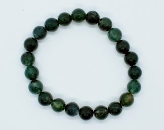 Bracelet 8mm Bead Moss Agate
