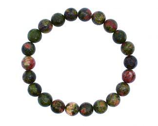 Bracelet Unakite Bead 8mm