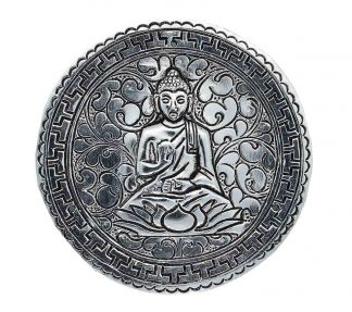 Cone Holder Aluminium Buddha