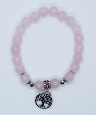 Bracelet Rose Quartz Tree of L