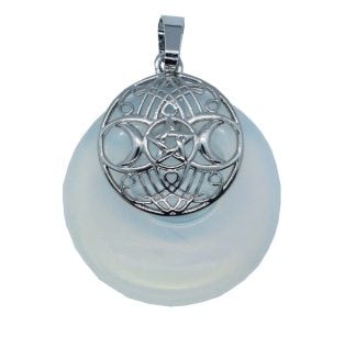 Pendant Donut 3Moons Opalite