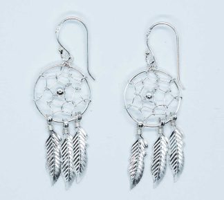 Silver Earing Dreamcatcher