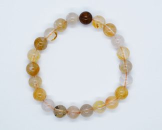 Bracelet 8mm Bead Gold Healer