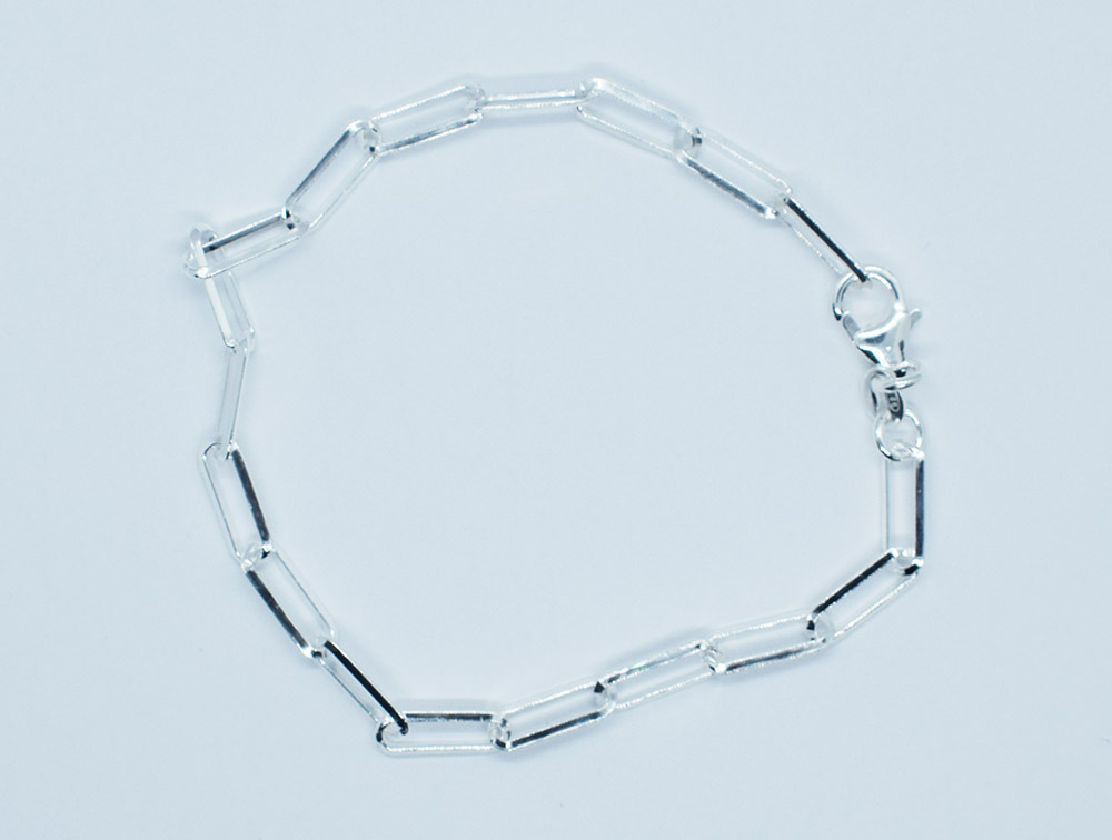 Silver Bracelet Paper Clip – Cleopatra Trading Limited