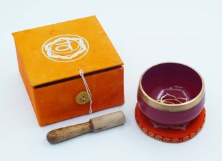 Singing Bowl Sacral Orange