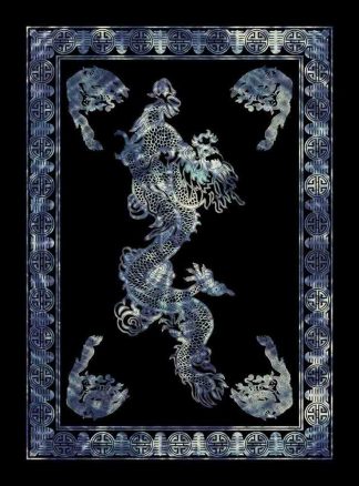 Bedspread Double Dragon Grey
