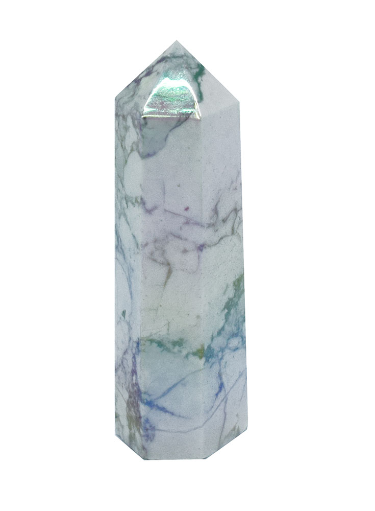 Point Howlite Aura 101-120g – Cleopatra Trading Limited
