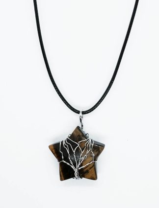 Necklace Star Tiger Eye TOL