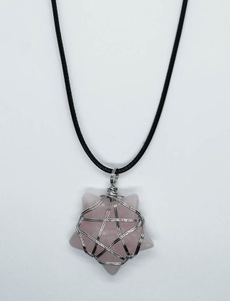 Necklace Star Rose Qz Pentagram
