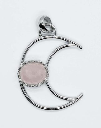 Pendant Rose Q Oval On Moon