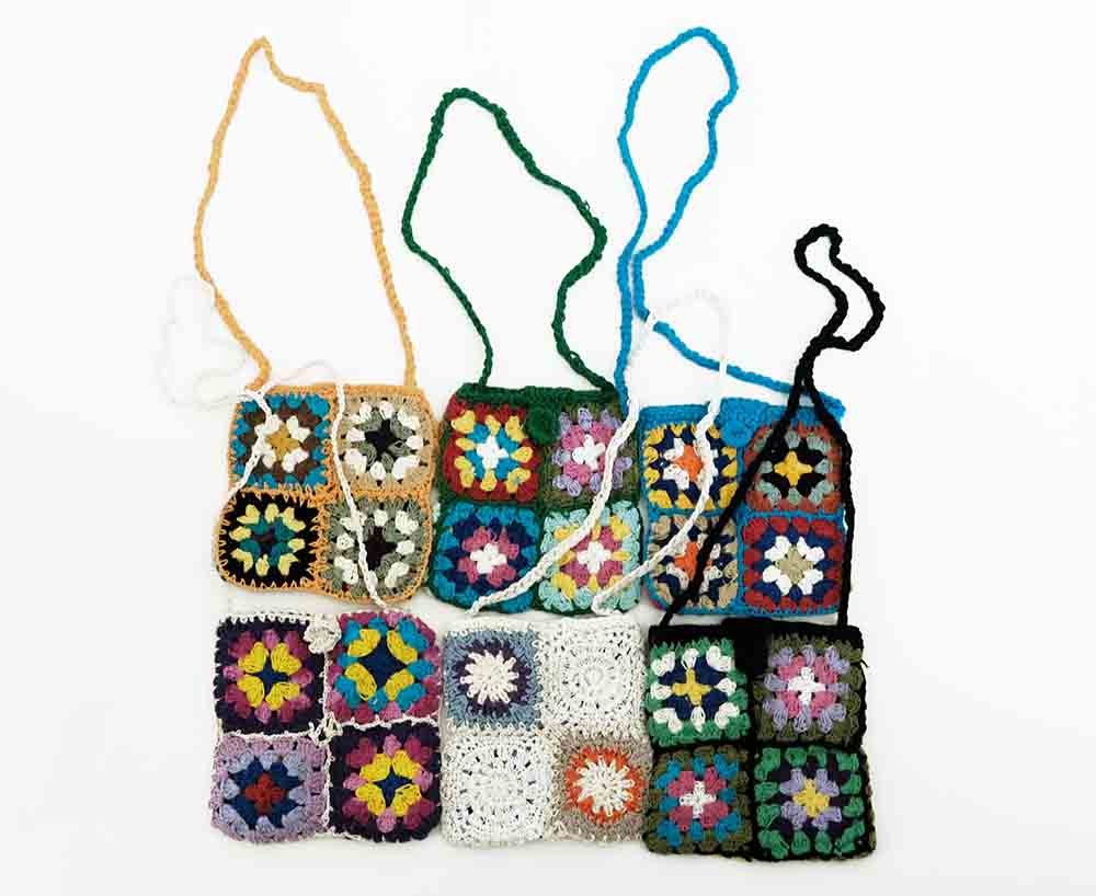 Crochet Sling Bag 16cm.
