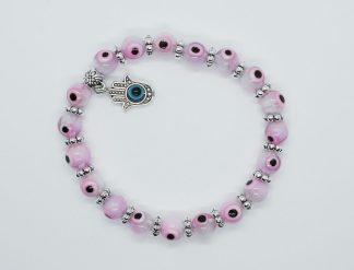 Bracelet Evil Eye Pink Fatima