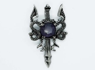Pendant Dragons Sword Amethyst