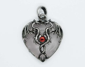 Pendant Dragon Rose Q Heart