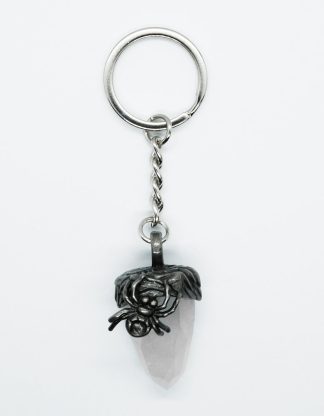 Keyring Spider On Clear Q Cone