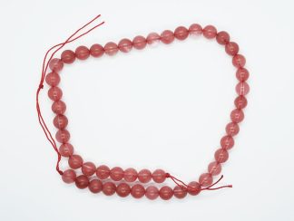 String Bead 8mm Cherry Quartz
