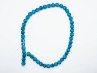 String Bead 8mm Blue Howlite
