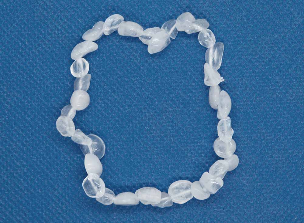 Bracelet Nugget Rainbow Moonstone 6-8mm