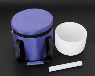 Singing Bowl Crystal 10″ With Case