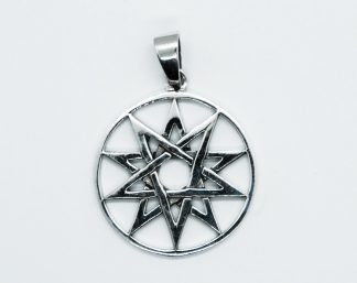 Silver Pendant Decagram Star