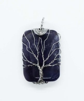 Pendant TOL Rect Amethyst