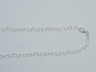 Silver Chain Heart (Various Sizes)