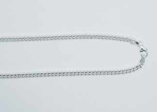 Silver Chain Hollow Curb (Various Sizes)
