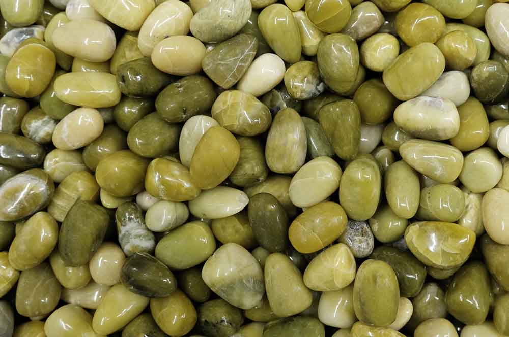 Tumblestone Lemon Jade 20-30mm