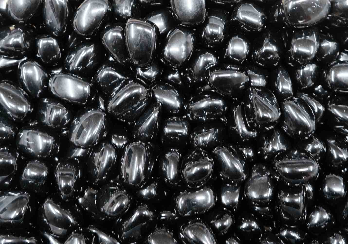 Tumblestone Black Obsidian