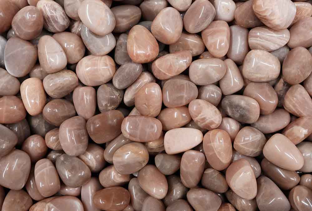 Tumblestone Peach Moonstone