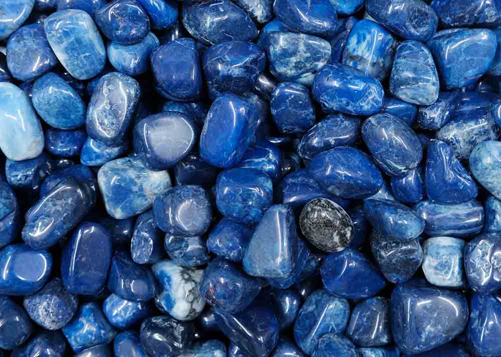 Tumblestone Navy Howlite 2-3cm