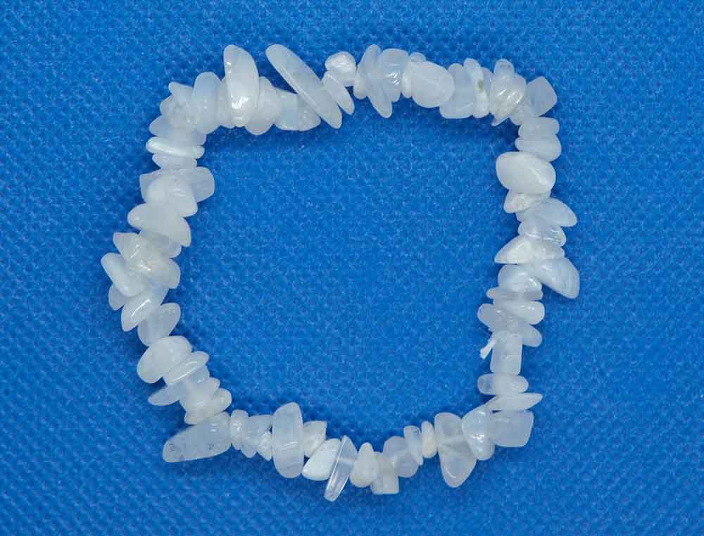 Bracelet Chip Moonstone 7 Inch