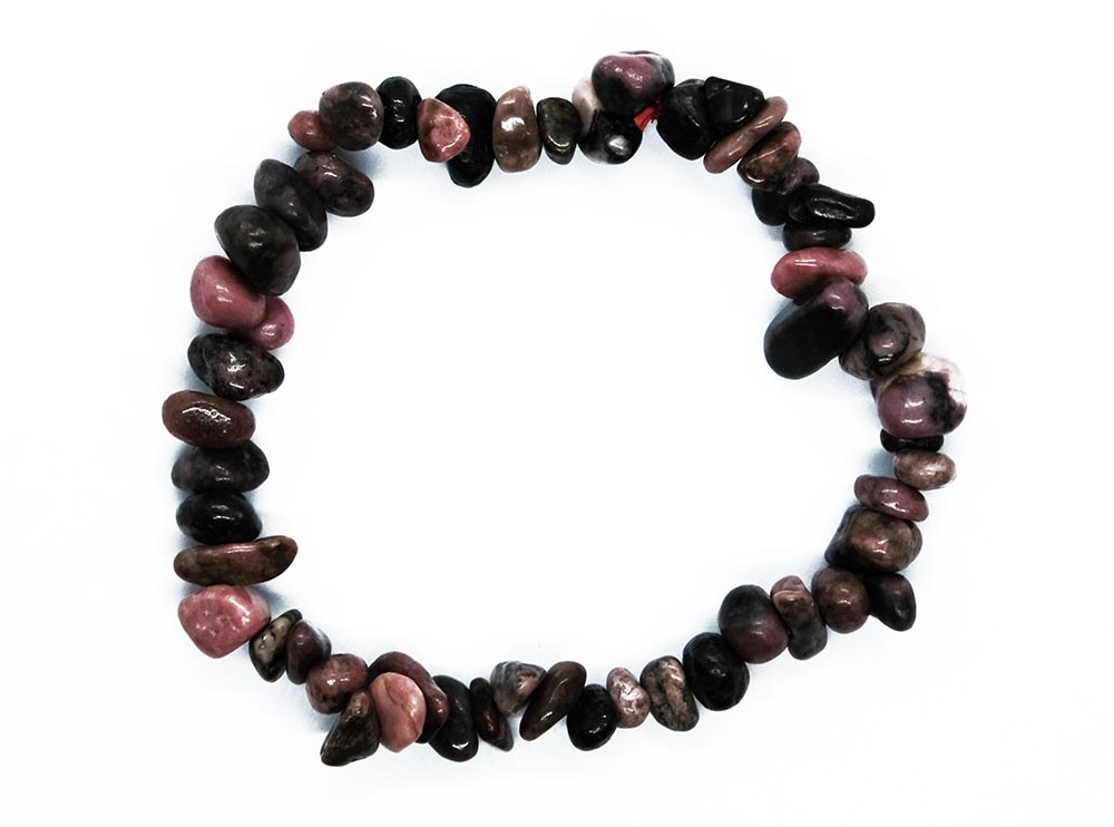 Bracelet Chip Rhodonite 7 Inch