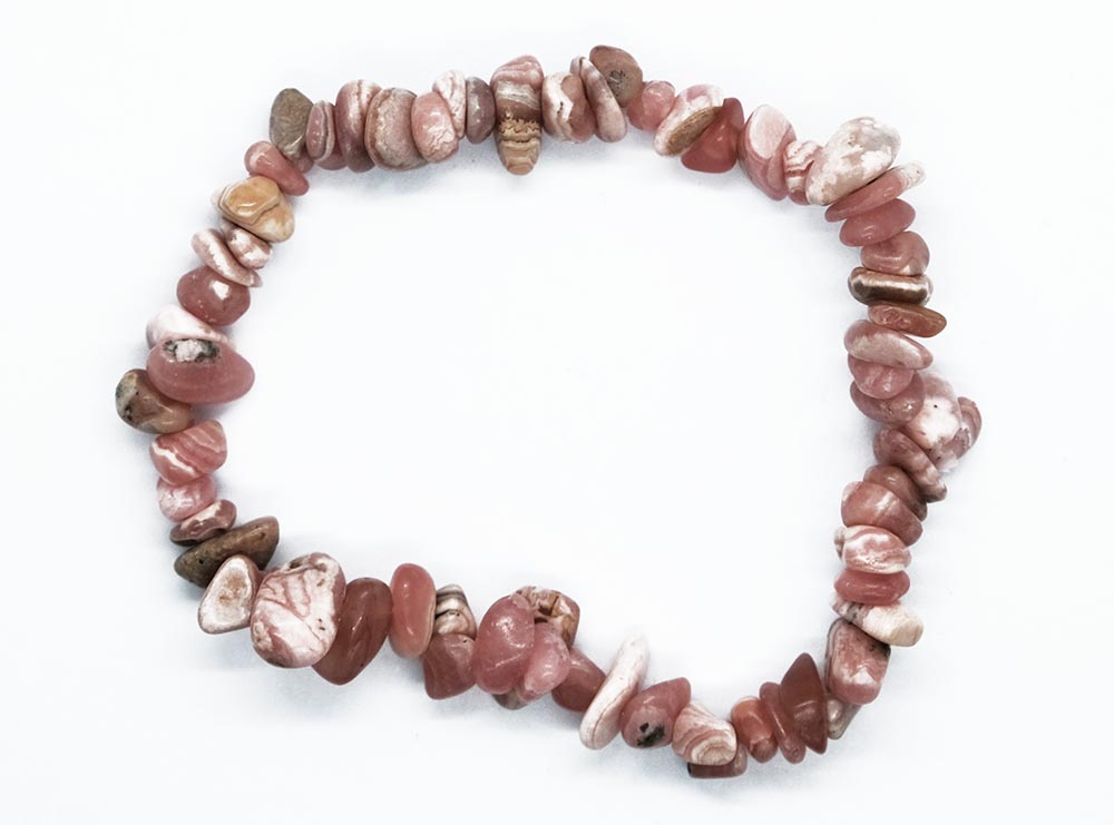 Bracelet Chip Rhodochrosite 7 Inch