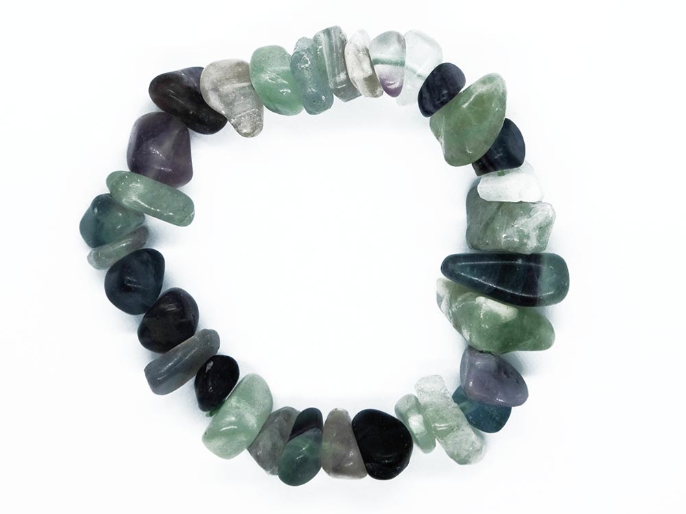 Bracelet Chip Fluorite Chunky