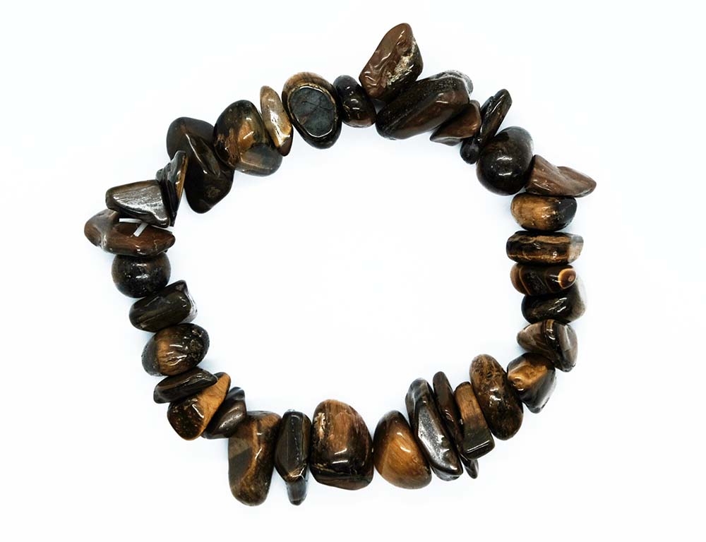 Bracelet Chip Tiger Eye Chunky