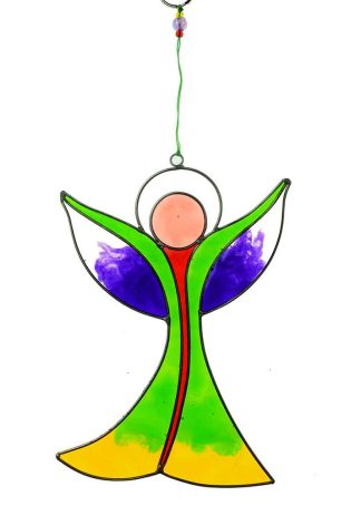 Suncatcher Angel Green