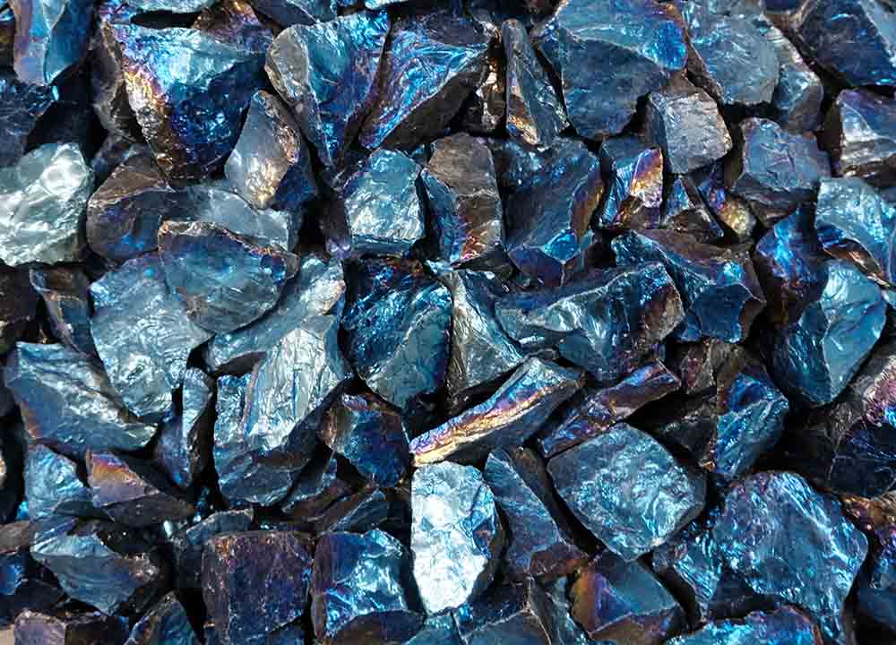 Stone Rough Blue Aura 4-5cm