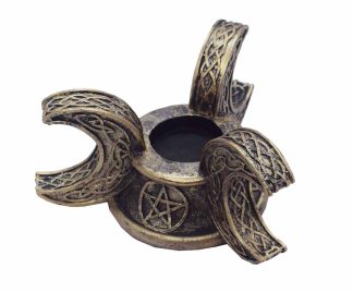 T-Light Holder Moon Gold