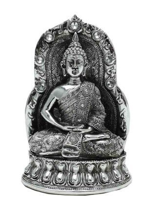Buddha  17.5X12X25.5cm Silver