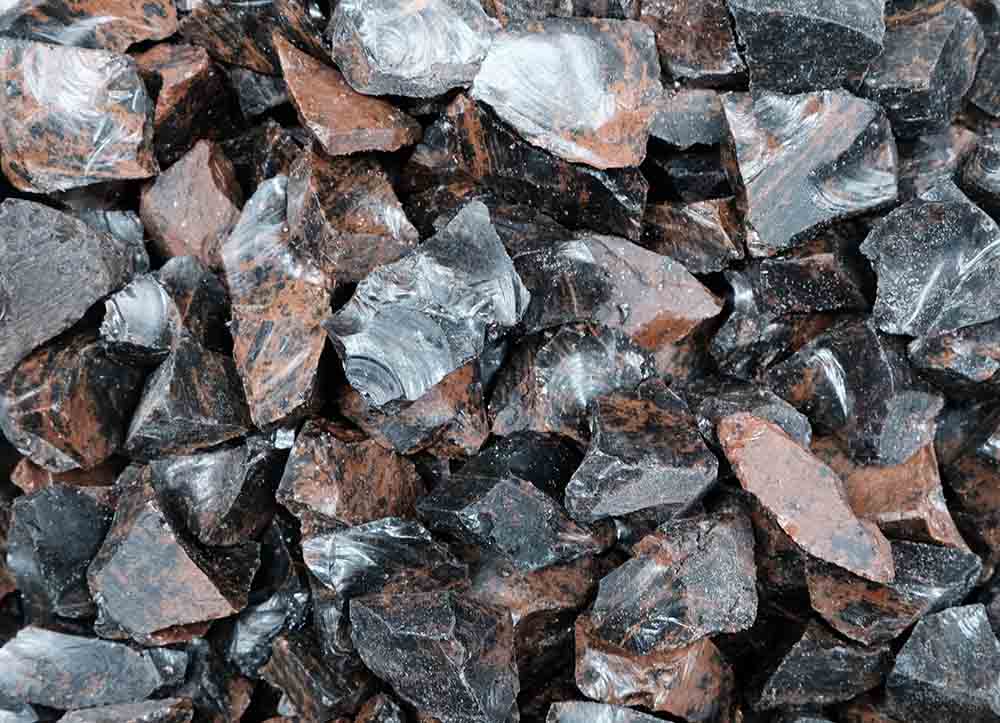 Stone Rough Mahogani Obsidian 4-5cm