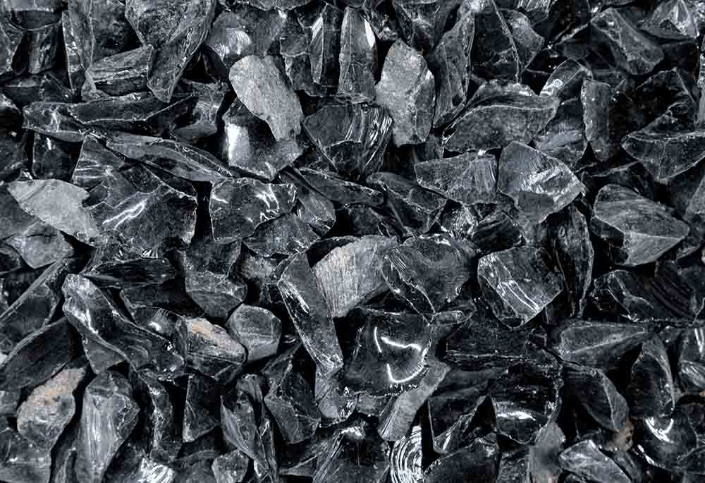 Stone Black Obsidian Small