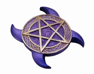 Incense Holder Pentacle Purple