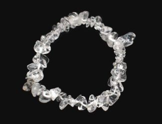 Bracelet Stone Chip Clear Quartz