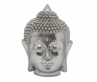 Buddha Head Silver 6.5″