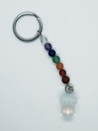 Keyring Mushroom Opalite Chakra