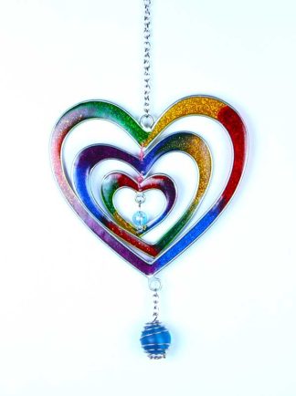 Suncatcher Hearts 24cm