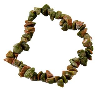 Bracelet Chip Unakite 7 Inch