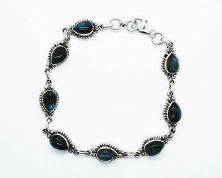 Silver Bracelet Labradorite